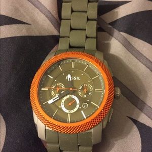 Men’s chronograph FOSSIL watch unique colors